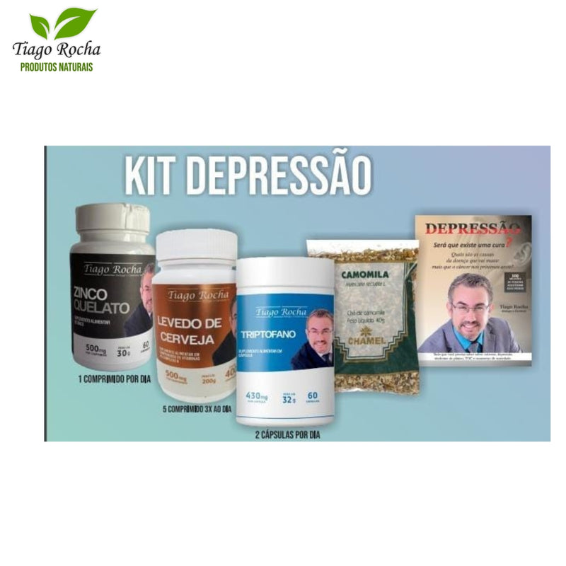 Kit Tratamento Mental depressão stress TOC pânico ansiedade insônia desânimo cansaço