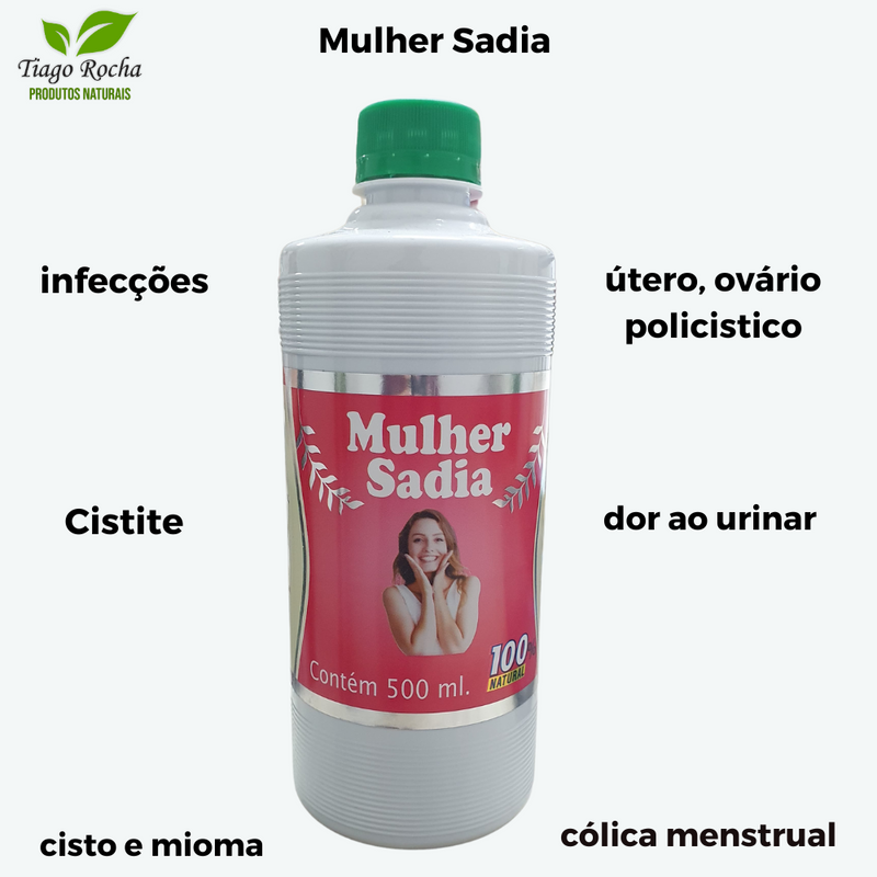 Mulher Sadia 500ML Cólicas cistos e miomas