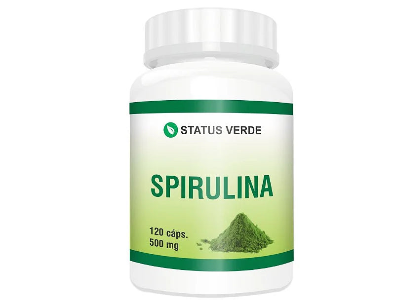 Spirulina 500Mg 120 Cápsulas – Status Verde