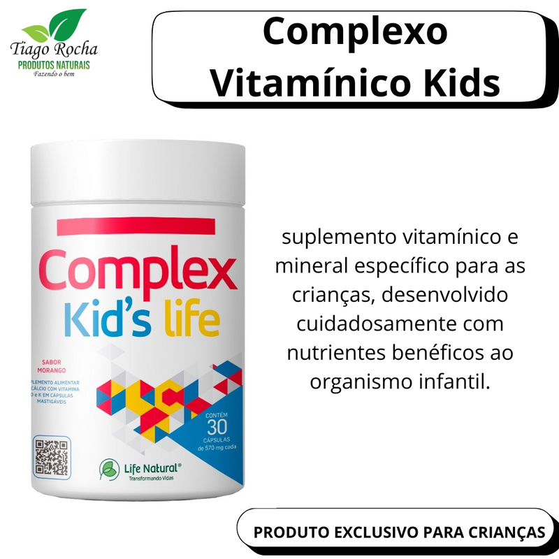 Complex vitamínico Kids 30 cápsulas mastigável