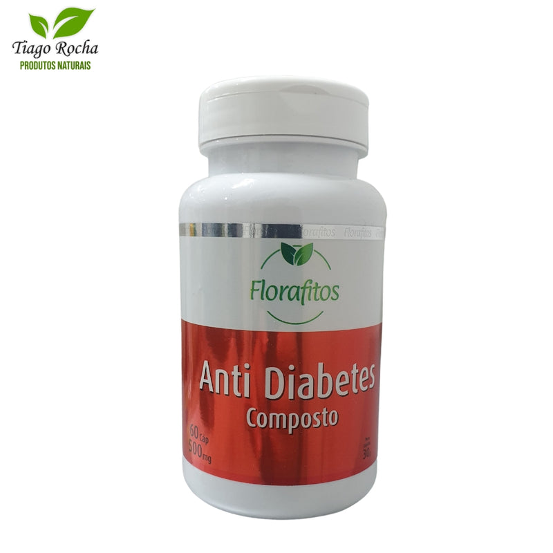 Composto Anti-Diabetes 60 Cápsulas 500mg (insulina natural)