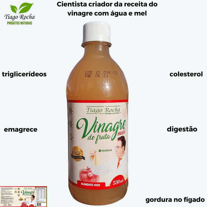 Vinagre de maça orgânico Tiago Rocha