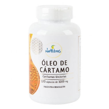 Óleo De Cártamo – (Ômega 9, Ômega 6, Vitamina E, A, K) -120 Cápsulas 1000 Mg