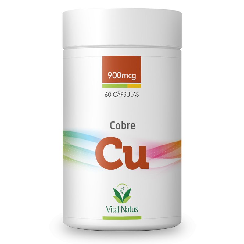 COBRE QUELATO 900mg (cardiovascular; anti-inflamatório)