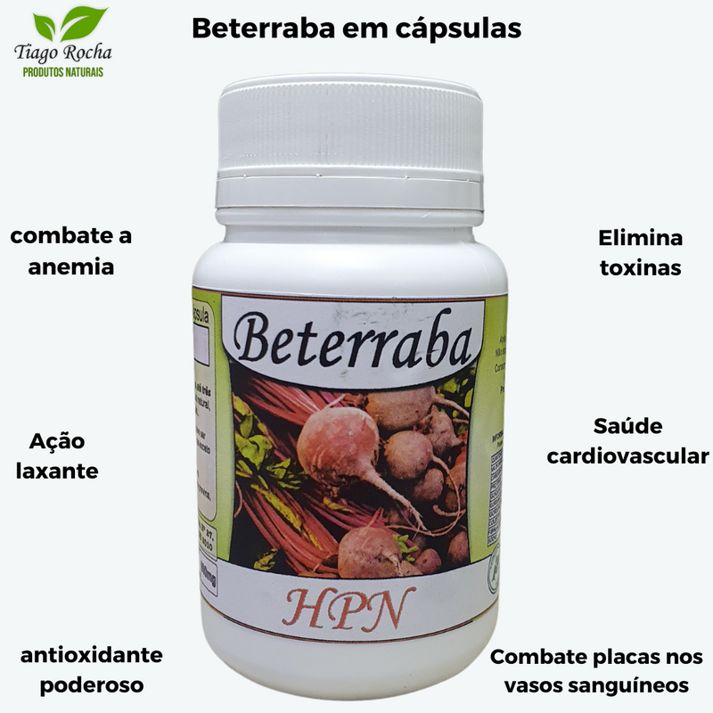 Beterraba 60 Cápsulas 500Mg