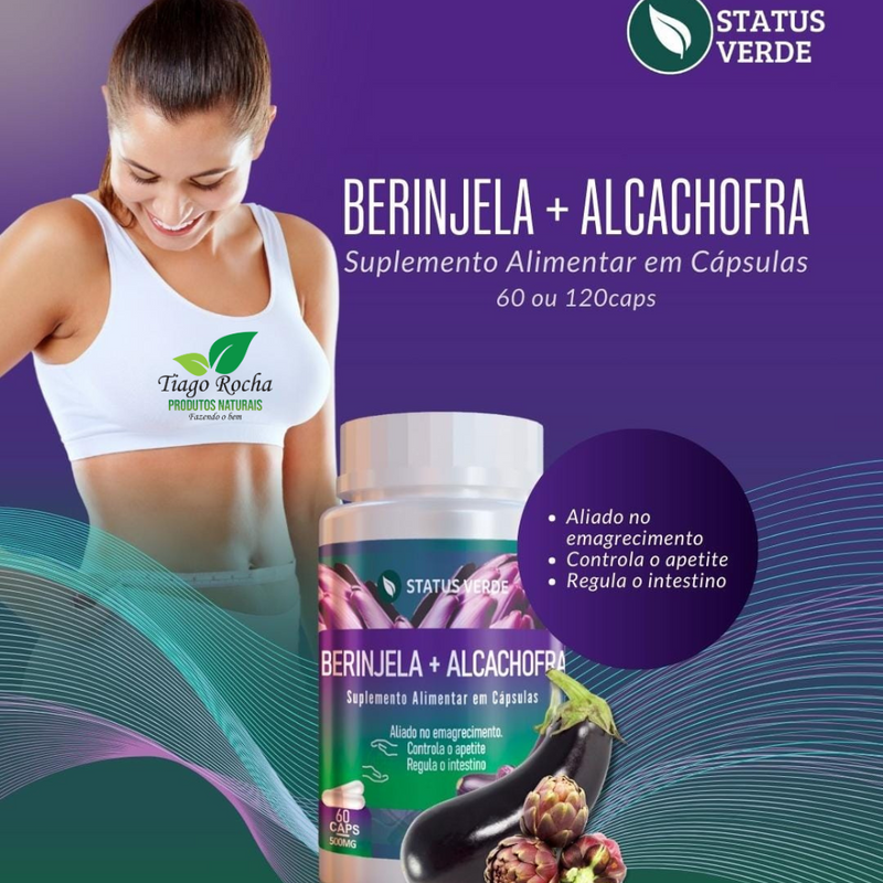 Alcachofra e Berinjela diurética hepatobiliar