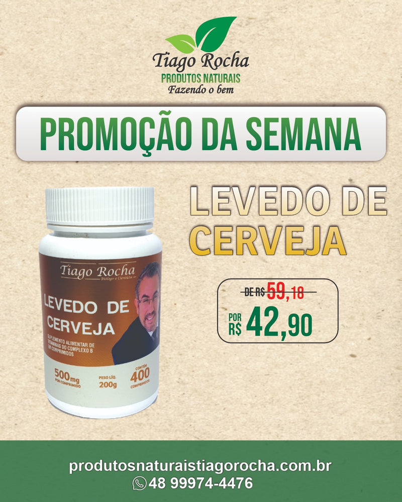 Levedo De Cerveja Tiago Rocha Pele Intestino Mente Imunidade