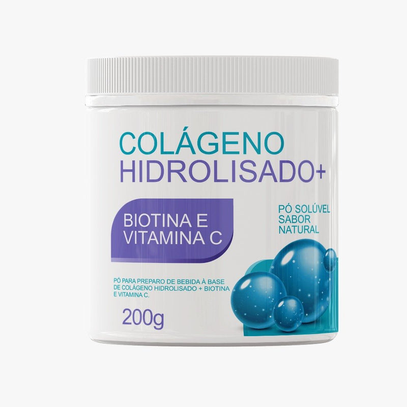 Colagéno + Biotina E Vitamina C (Soluvél) 200G