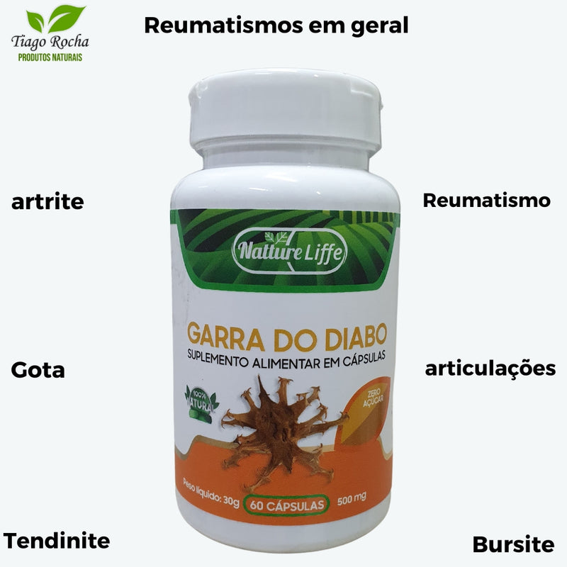 Garra do Diabo analgésica e anti-inflamatória