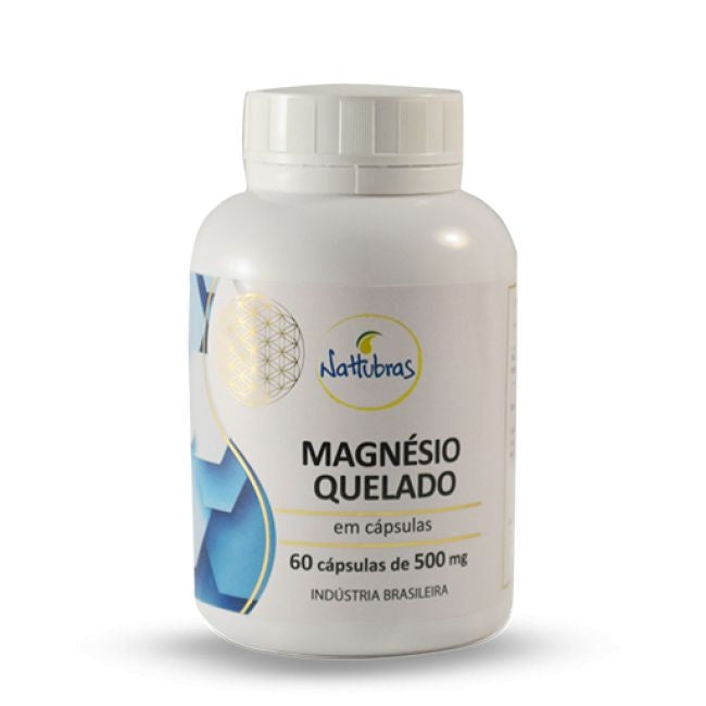 Magnesio Quelato 60 Cápsulas 500Mg